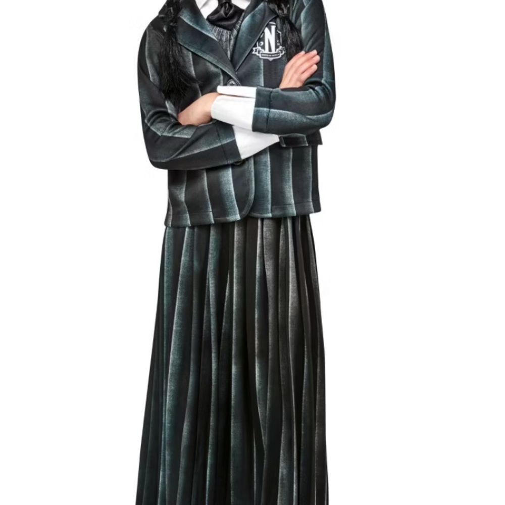 Rubies Wednesday Addams child costume. NWT various sizes includes